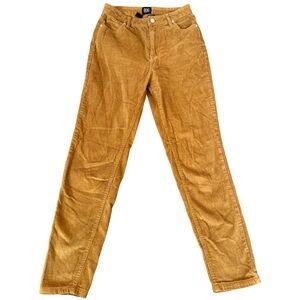 BDG Women's Corduroy Pants Mom High Rise Size 25 Khaki Tan Academia Preppy Urban